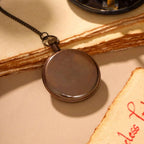 Brass Pocket Watch With Leahther Pouch (2 Inch) Vedansh Craft