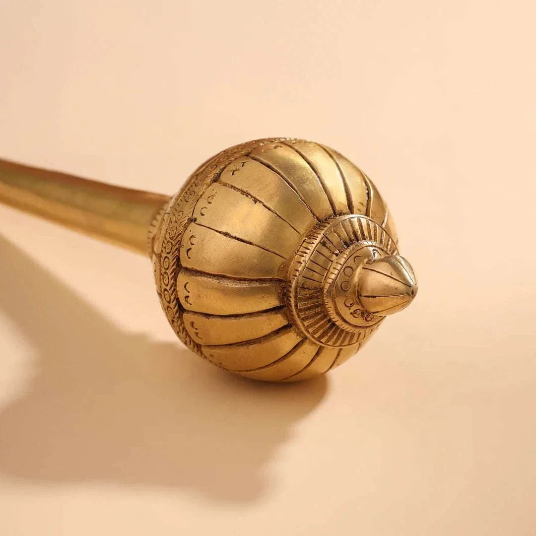 Brass Hanuman Mace/Gada (13.5 Inch) Vedansh Craft