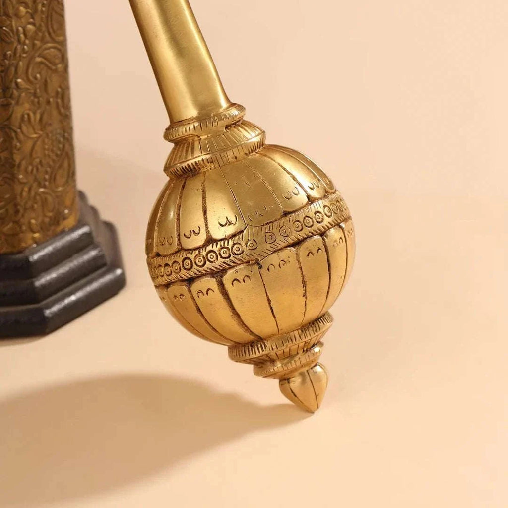 Brass Hanuman Mace/Gada (13.5 Inch) Vedansh Craft