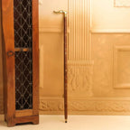 Brass Wooden Walking Stick (37 Inch) Vedansh Craft