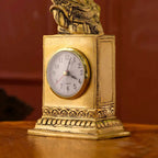Brass Horse Head Table Clock (11 Inch) Vedansh Craft