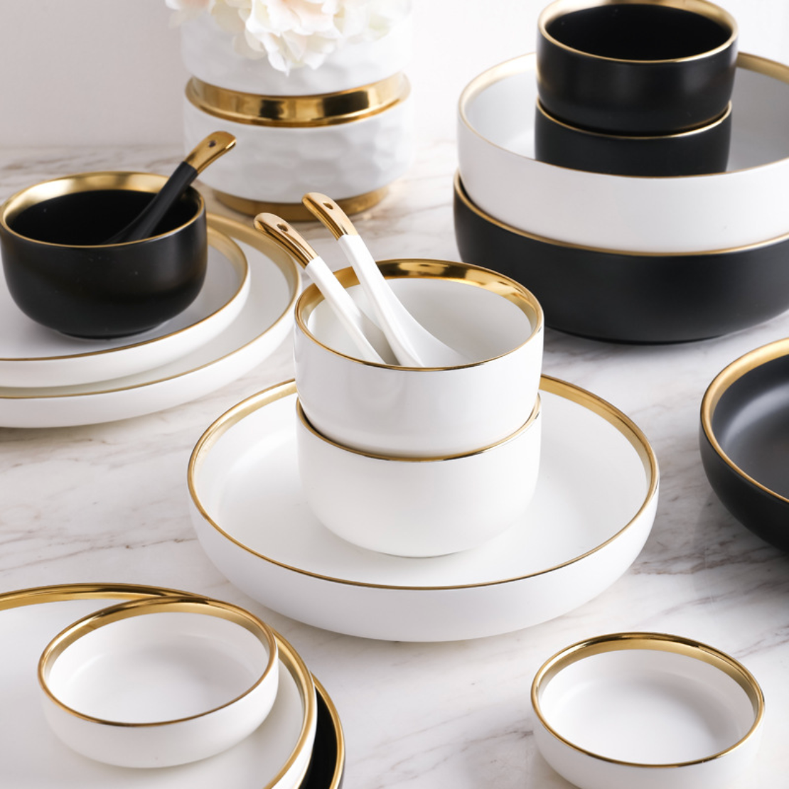 VERA White Bowls Nestasia