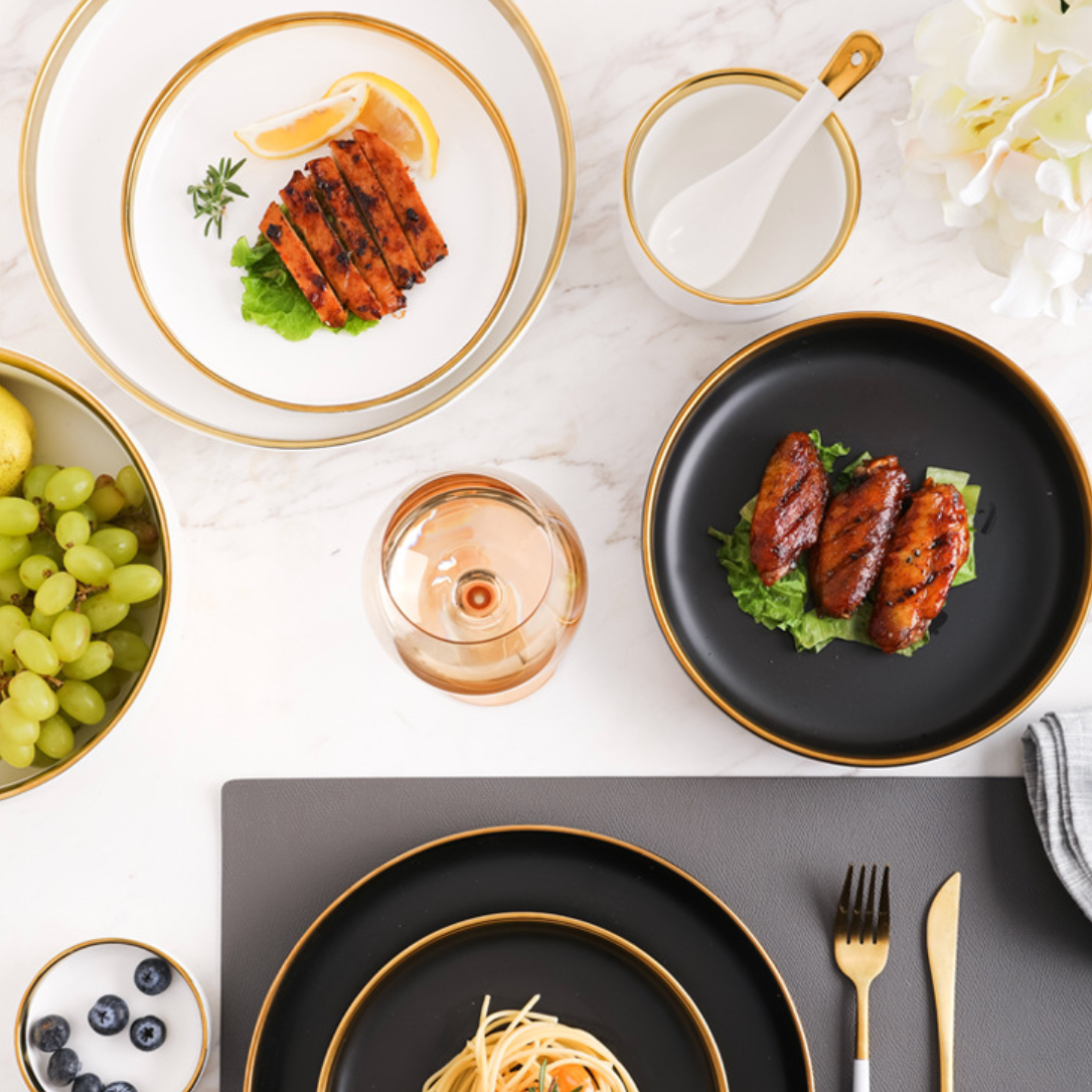 VERA White Plates Nestasia