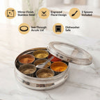 Stainless Steel Masala Box 7 Section Nestasia