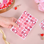 Love XOXO Valentine's Day Postcards Set Of 10 Nestasia