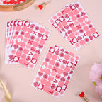Love XOXO Valentine's Day Postcards Set Of 10 Nestasia