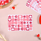 Love XOXO Valentine's Day Postcards Set Of 10 Nestasia