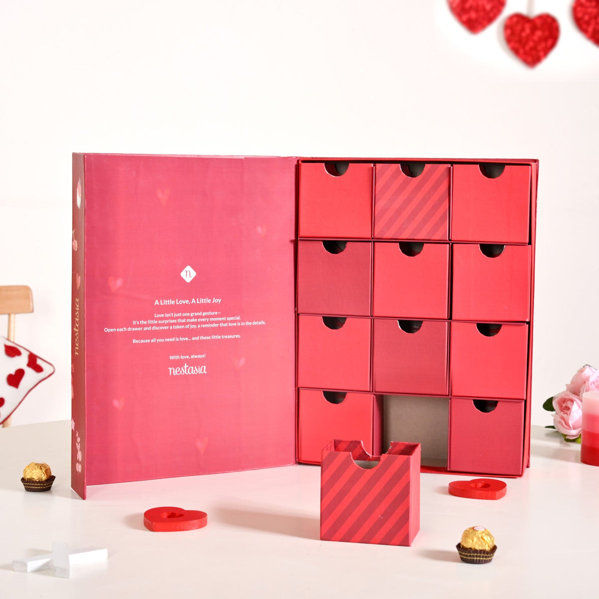All You Need Is Love Valentine's Day Surprise Gift Box With 12 Gifts Nestasia