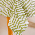 Valley Of Spring 6 Seater Table Cloth Green 217x168cm Nestasia