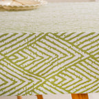 Valley Of Spring 6 Seater Table Cloth Green 217x168cm Nestasia