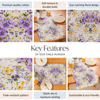 Valley Of Spring 6 Seater Table Runner 190x36cm Nestasia