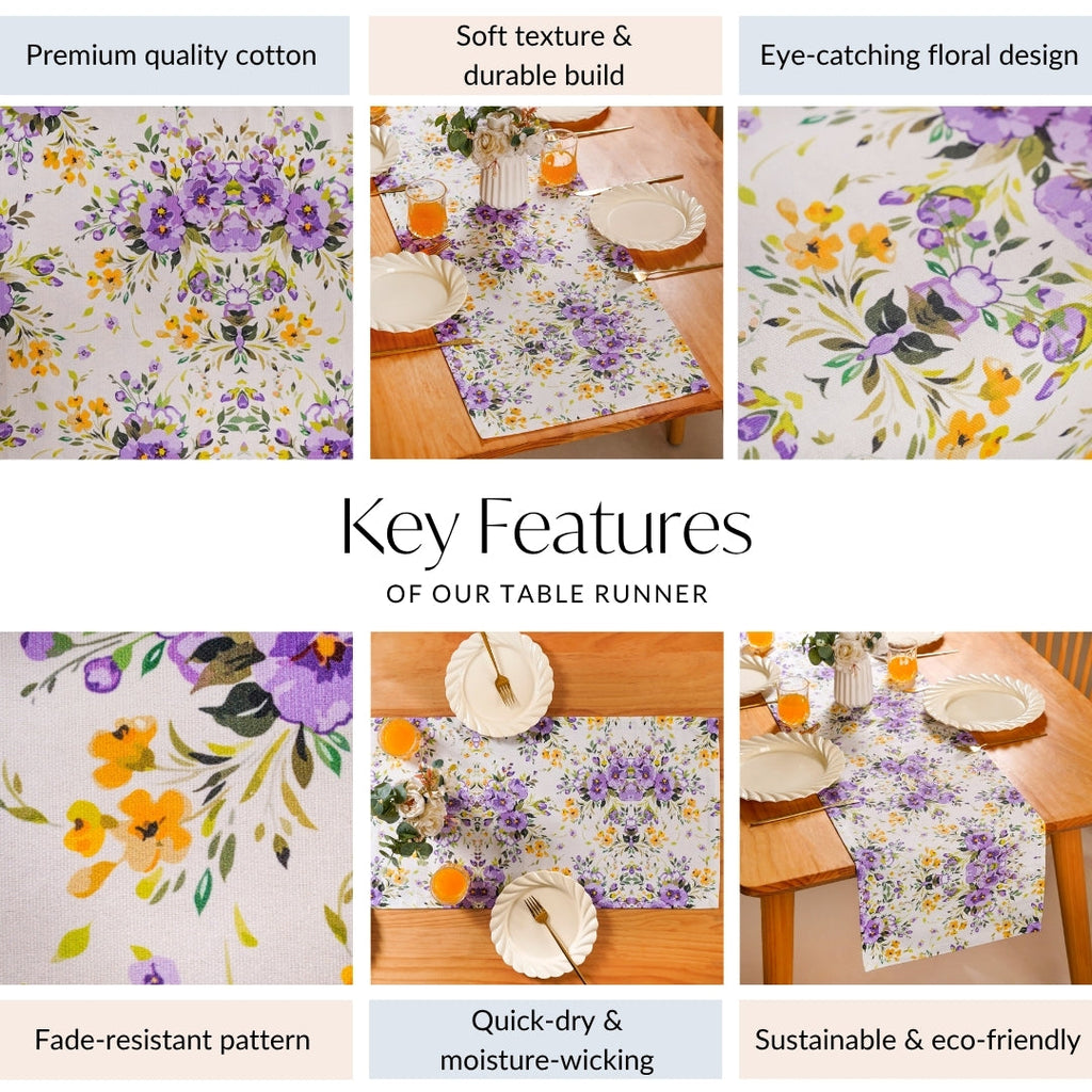 Valley Of Spring 8 Seater Table Runner 269x36cm Nestasia