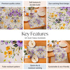 Valley Of Spring 8 Seater Table Runner 269x36cm Nestasia