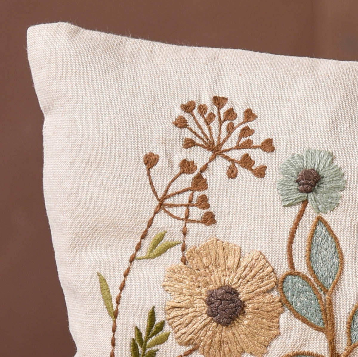 Valley Of Spring Embroidered Cushion Cover 50x30cm Nestasia