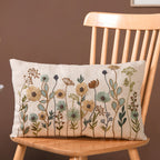 Valley Of Spring Embroidered Cushion Cover 50x30cm Nestasia