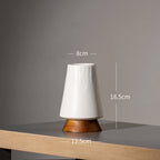 Vase With Wooden Base Nestasia
