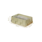 Vegan Leather Basket Sage Green Nestasia