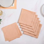 Ventosa Table Runner With Placemats And Napkins 13 Piece Set In Peach Nestasia