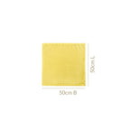 Verde Solid Yellow Table Napkins Set Of 6 Nestasia