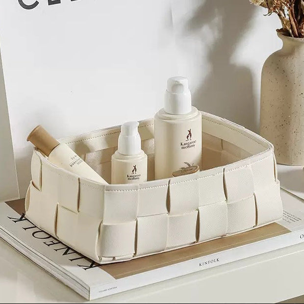 Versatile Storage Basket White Nestasia