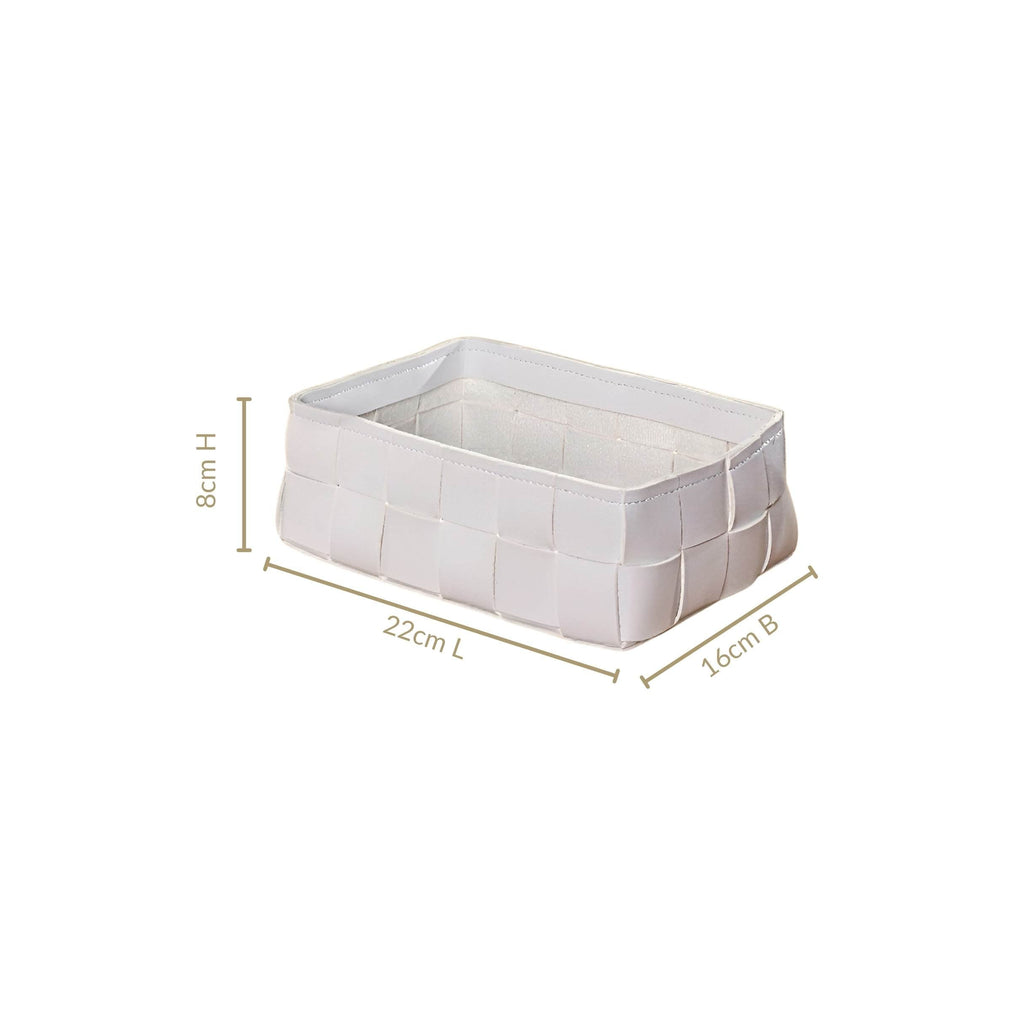 Versatile Storage Basket White Nestasia