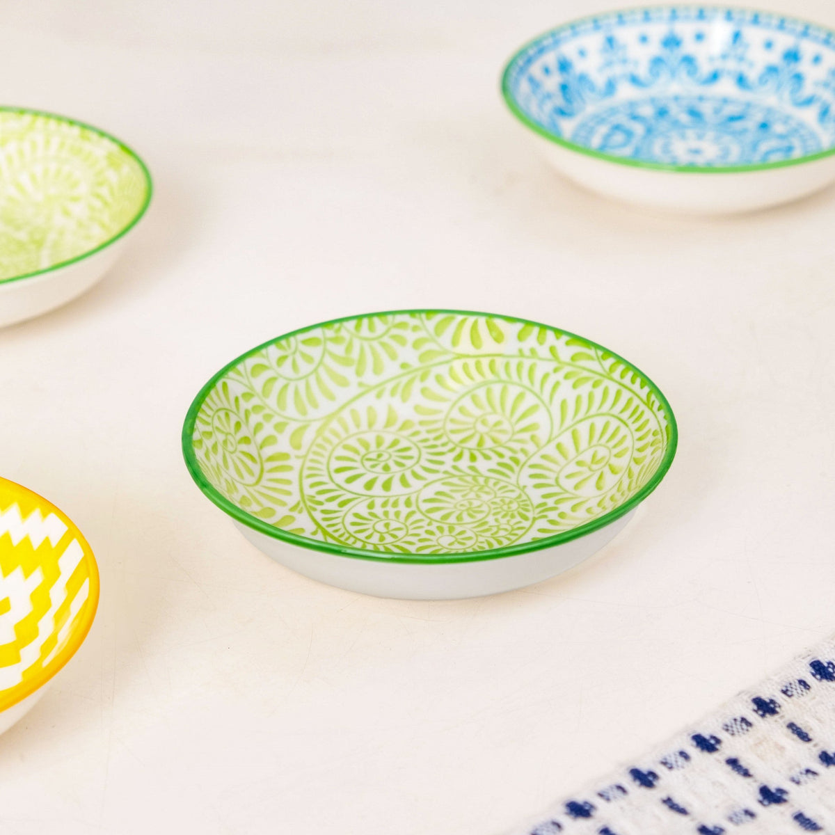 Vibrant Charm Ceramic Dip Bowl Set Of 8 70ml Nestasia