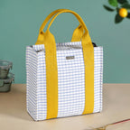 Shiro Checkered Lunch Bag Nestasia