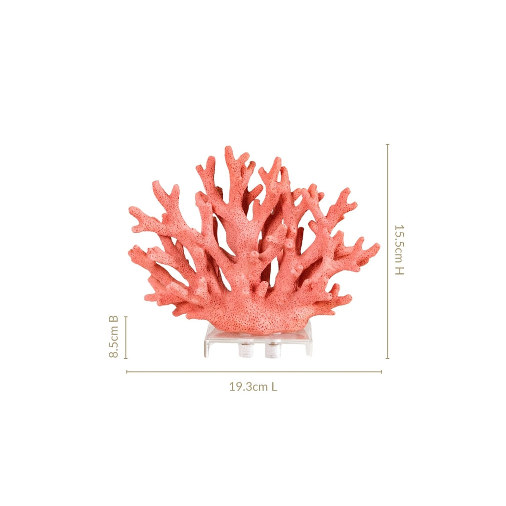 Vibrant Coral Coffee Table Decor Nestasia