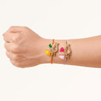 Vibrant Fern Rakhi Duo Gift Set Nestasia