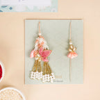 Vibrant Floral Rakhi Hamper For Bhaiya And Bhabhi Nestasia