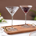 Vinea Etched Martini Glass Set Of 2 220ml Nestasia