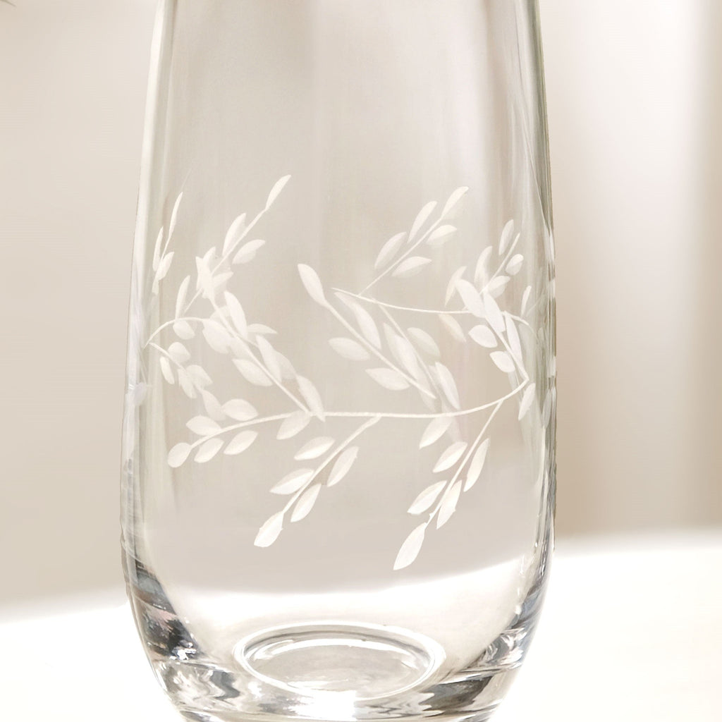 Vinea Etched Tall Glass Tumbler Set Of 2 520ml Nestasia