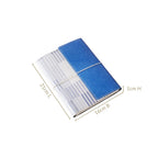Vintage Style Spiral Blue Notebook Nestasia