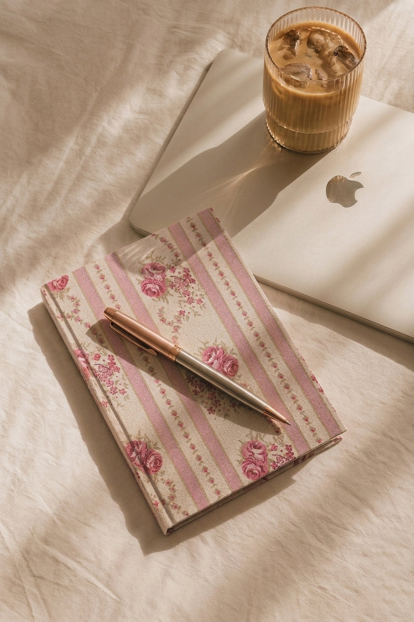 Vintage Rose Diary Contrast Living