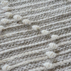 BOHO Vincent Hand Woven Rug - Grey & White Nestasia