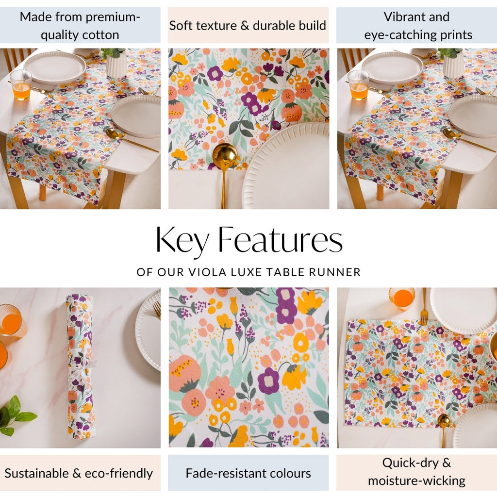 Viola Luxe Table Runner Nestasia