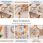 Viola Luxe Table Runner Nestasia