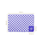 Violetta Cotton Embroidered Table Mat Purple Set Of 6 Nestasia