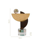 Visual Balance Abstract Art With Gold Foil Nestasia
