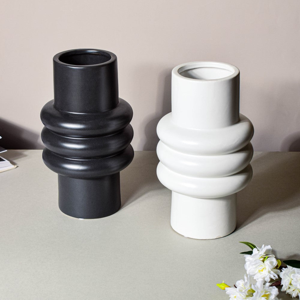 Tall Fluted Vase Nestasia