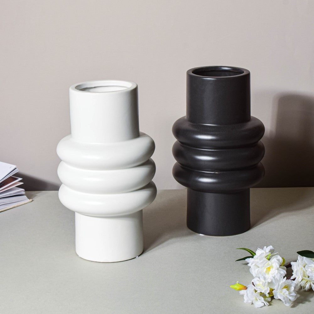 Tall Fluted Vase Nestasia