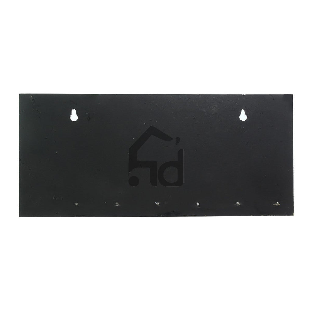 Brown Home Theme Wooden Key Holder with 7 Hooks Kafalo