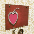 Heart Theme Wooden Key Holder with 6 Hooks Kafalo