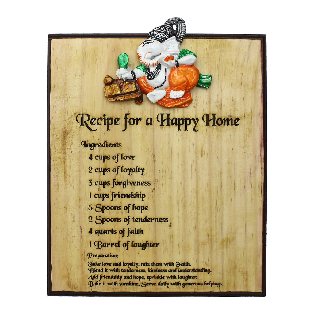 Lord Ganesh Wall Hanging Decorative Showpiece Kafalo