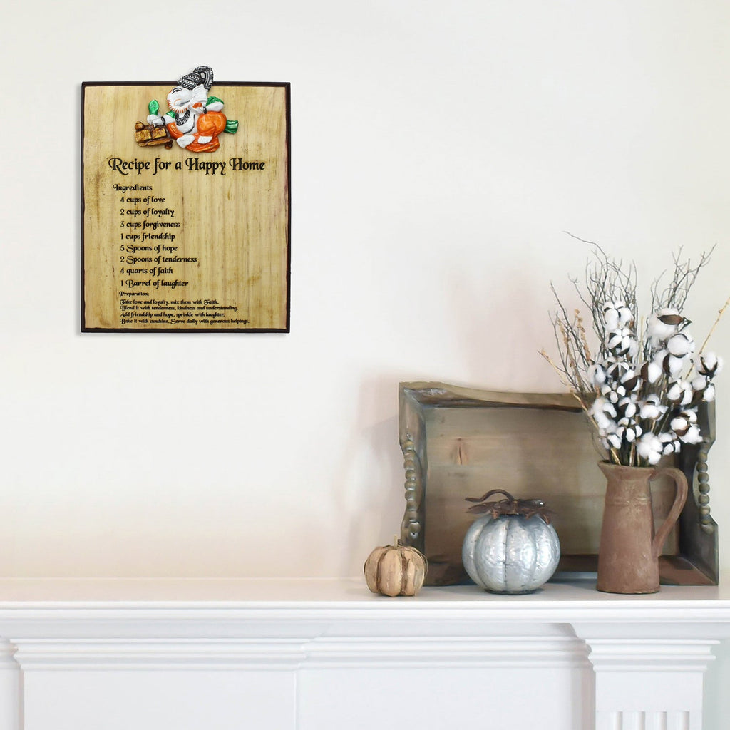 Lord Ganesh Wall Hanging Decorative Showpiece Kafalo