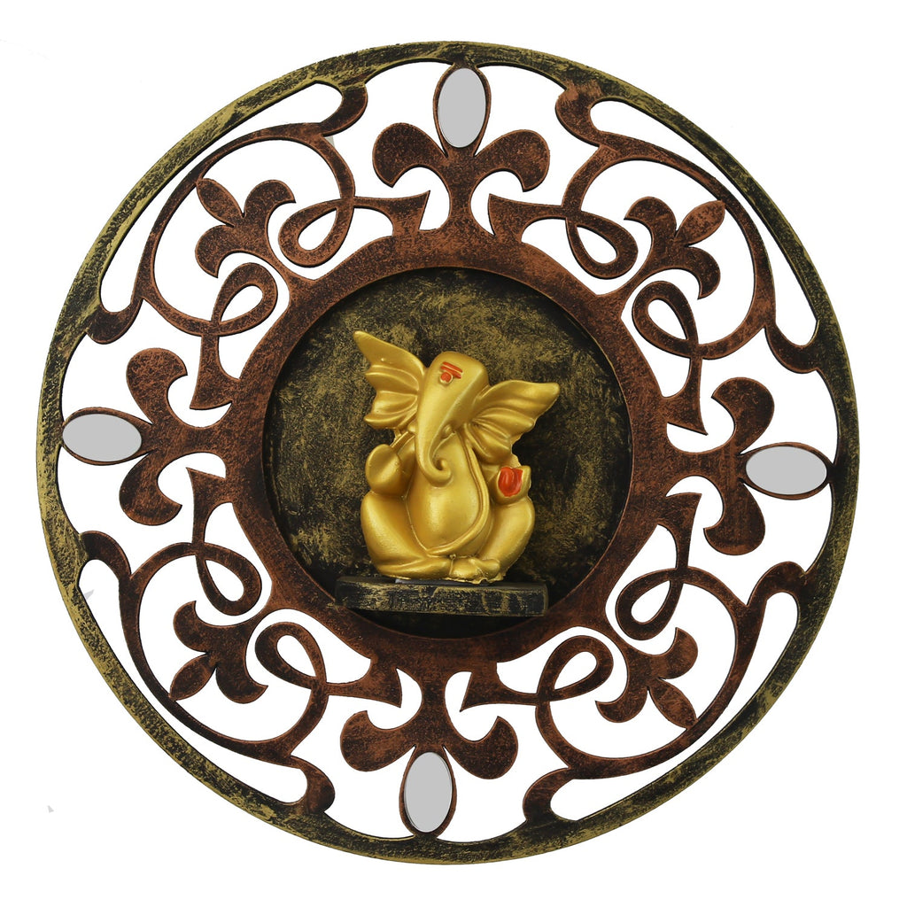 Lord Ganesha Wall Hanging Decorative Showpiece Kafalo