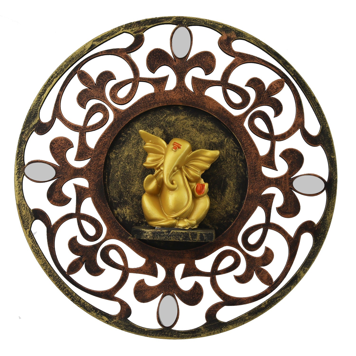 Lord Ganesha Wall Hanging Decorative Showpiece Kafalo