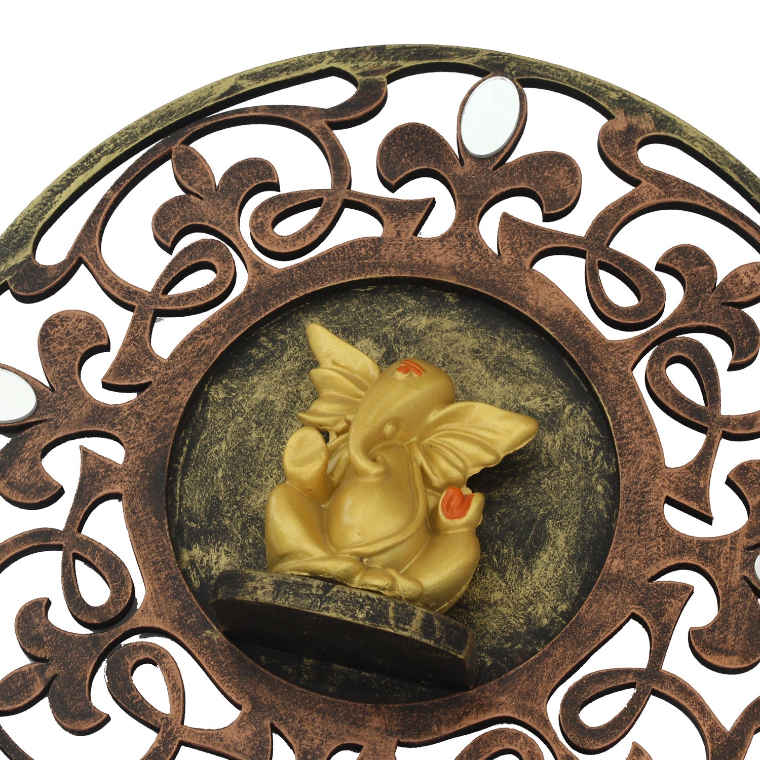 Lord Ganesha Wall Hanging Decorative Showpiece Kafalo
