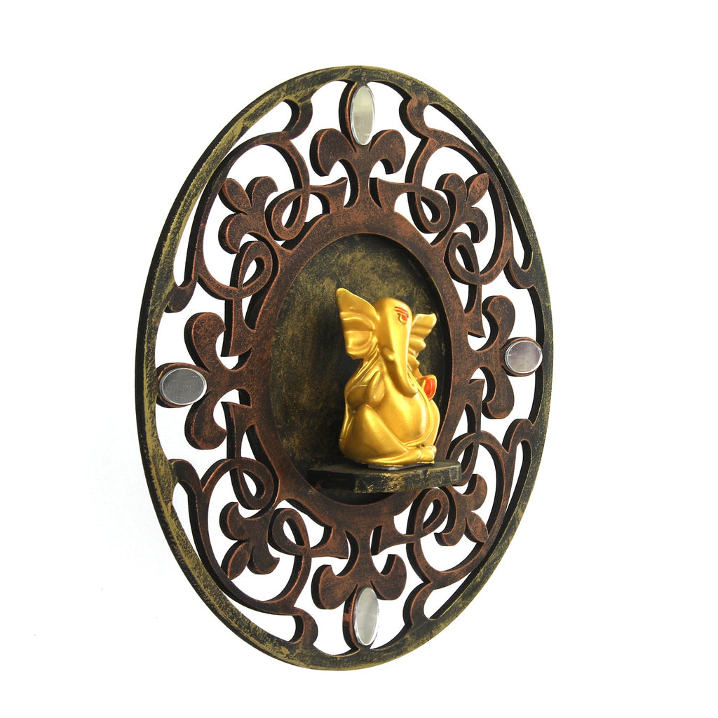 Lord Ganesha Wall Hanging Decorative Showpiece Kafalo