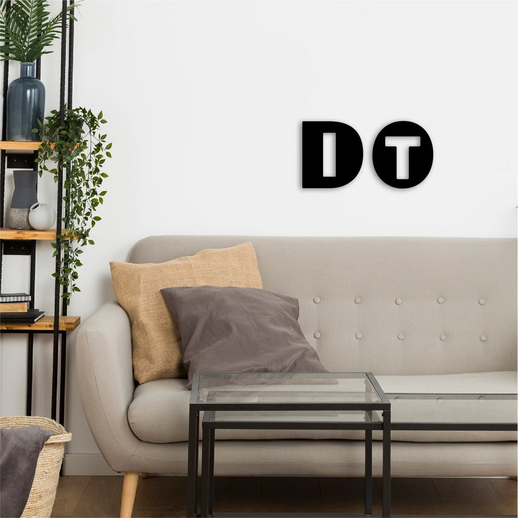 Do It Black Engineered Wood Wall Art Cutout, Ready To Hang Home Decor Kafalo